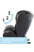 Heyner Kids Infiny Twist 0-36kg Isofix Oto Koltuğu ( 360° Dönebilir) Siyah - 4