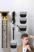 Profesyonel Şarjlı Saç ve Sakal Şekillendirici Çizik Tıraş Makinesi thumbnail 2