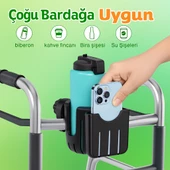 Motosiklet Bisiklet Bebek Arabası İçin Telefon Biberon Bardaklık Suluk Tutacağı - 3