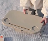 KATLANIR KOVA PİKNİK SEPETİ ÇOK FONKSİYONLU MASA TAŞIMA KUTUSU - 7