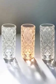 Gece Lambası Kristal Lamba Dokunmatik Şarjlı Hediyelik - 2