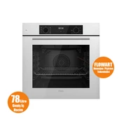 Ferre STEAMART-FRYART-SILENTART Serisi Beyaz Set (SS036 + QBL63CB +D078-SA ) - Emaye Izgara - 75 Cm Ocak - 4