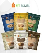 fit Kepekli ,Yulafli ,Chia ,Arpa ,Çavdar ve Keten Tohumlu Lavaş Ekmeği 300gr - 1