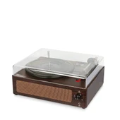 fomix FM-108 koyu kahverengi  Hoparlörlü Bluetoothlu Pikap Plak Çalar thumbnail 6