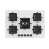 Ferre STEAMART-FRYART-SILENTART Serisi Beyaz Set (SS036 + QBL63CB +D081-SA ) - Emaye Izgara - 2