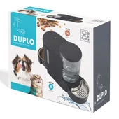 M-Pets Duplo Hazneli Kedi Köpek Mama ve Su Kabı Siyah 3Lt 1,8Kg - 6