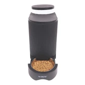 M-Pets Duplo Hazneli Kedi Köpek Mama ve Su Kabı Siyah 3Lt 1,8Kg - 4