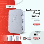 TRK TRK-177 WP Su Geçirmez Dış Ortam Profesyonel Enerji Kutusu 210x320x117 Sadece Kutudur thumbnail 1