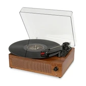 Fomix FM-108 açık kahverengi  Hoparlörlü Bluetoothlu Pikap Plak Çalar thumbnail 5