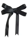 10 Adet Siyah Saten Fiyonk Süsleme Küçük Kurdele Seti thumbnail 1