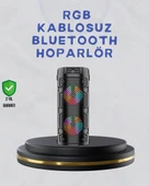 Bluetooth 5.0 Destekli Yüksek Ses Kaliteli Hoparlör thumbnail 1