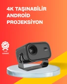 4000 Lümen Parlaklık Değerine Sahip Ev ve Ofis Projektör - 1