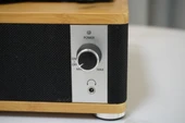 Fomix FM-109 Siyah Hoparlörlü Bluetoothlu Pikap Plak Çalar - 6
