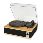 Fomix FM-109 Siyah Hoparlörlü Bluetoothlu Pikap Plak Çalar thumbnail 5