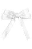 10 Adet Beyaz Saten Fiyonk Süsleme Küçük Kurdele Seti thumbnail 1