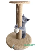 Nursoft Stepli Kedi Orijinal Jüt Halat İp Tırmalama Tahtası - 1