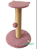 Nursoft Stepli Kedi Orijinal Jüt Halat İp Tırmalama Tahtası thumbnail 2