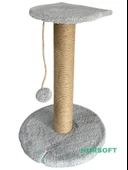 Nursoft Stepli Kedi Orijinal Jüt Halat İp Tırmalama Tahtası thumbnail 3