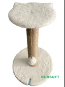 Nursoft Stepli Kedi Orijinal Jüt Halat İp Tırmalama Tahtası thumbnail 5