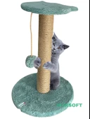 Nursoft Stepli Kedi Orijinal Jüt Halat İp Tırmalama Tahtası thumbnail 4