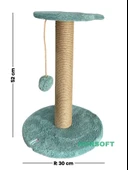Nursoft Stepli Kedi Orijinal Jüt Halat İp Tırmalama Tahtası thumbnail 3