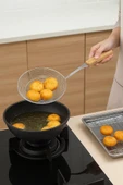 Bambum Ladle - Bambu Saplı Tel Kevgir 20cm - 1