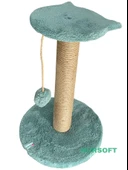 Nursoft Stepli Kedi Orijinal Jüt Halat İp Tırmalama Tahtası thumbnail 1