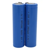 18650 3.7 Volt 3500mah Şarjli Li̇tyum Li-ion Başliksiz Puntali Pi̇l (2'li̇ Paket) - 1