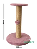 Nursoft Stepli Kedi Orijinal Jüt Halat İp Tırmalama Tahtası thumbnail 3