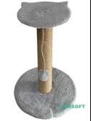 Nursoft Stepli Kedi Orijinal Jüt Halat İp Tırmalama Tahtası thumbnail 2