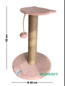 Nursoft Stepli Kedi Orijinal Jüt Halat İp Tırmalama Tahtası thumbnail 4