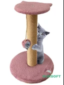 Nursoft Stepli Kedi Orijinal Jüt Halat İp Tırmalama Tahtası thumbnail 1