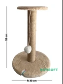 Nursoft Stepli Kedi Orijinal Jüt Halat İp Tırmalama Tahtası - 5