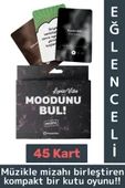 Eğlenceli Genç Yetişkin Arkadaş Müzik Oyunu Moodunu Bul Mini-Lyric Vibe Oyun Kartları 45 Kart thumbnail 1