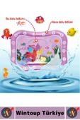 Premium BPA Free Bebek Aktivite Oyuncağı Emekleme Zamanı Yatak Minder Renkli Su Oyun Matı Pembe - 2