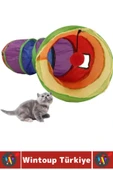 Premium Kedi Köpek Eğlenceli Oyuncak Sağlıklı Kokusuz Bağımsız Oyun Evcil Hayvan Tüneli 115 X 25 Cm thumbnail 2
