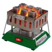 Periboia Kare Krom Elektrikli Nargile Köz Ocağı - 4