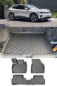 Rizline Volkswagen ID.4  Elektrikli 3D Havuzlu Paspas ve ÜST Bagaj Havuzu Set thumbnail 1
