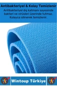 Taşıma Askılı Konforlu Su Geçirmez Kaymaz Pilates Aerobik Fitness Çadır Zemin Yer Minderi Kamp Matı - 5