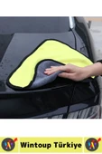 Araç İç Dış Temizleme Yüksek Emici Çift Katlı Yünlü Mikrofiber Araba Temizlik Bezi 50x70 Cm 2 Adet thumbnail 2