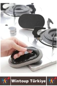 Ergonomik Mutfak Tencere Tava Zorlu Kirleri Sökücü Banyo Fayans Temizleyici Saplı Bulaşık Süngeri thumbnail 2
