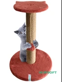 Nursoft Stepli Kedi Orijinal Jüt Halat İp Tırmalama Tahtası thumbnail 1