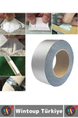 Ultra Güçlü Su Geçirmez Isıya Dayanıklı Alüminyum Folyo İzolasyon Tamirat 72 Mm X 2 Metre Çamur Bant - 2