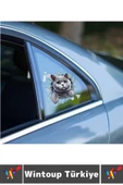 Özel Tasarım Araç Dış Modifiye Eğlenceli Yaratıcı Şık 3D Evcil Hayvan Kedi Köpek Sticker 10 X 10 Cm thumbnail 2