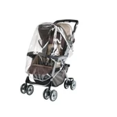 BUFFER® Bebek Arabası Puset Şeffaf Yağmurluk Rüzgar Engelleyici Muşamba - 2