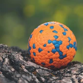 M-Pets Bloom Ball Oyun Topu Parçalanmaz Turuncu Mavi - 3