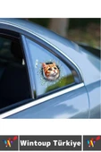 Özel Tasarım Araç Dış Modifiye Eğlenceli Yaratıcı Şık 3D Evcil Hayvan Kedi Köpek Sticker 10 X 10 Cm - 2