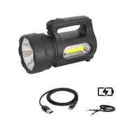 Watton WT-613 Ultra Güçlü Şarjlı Spot Fener thumbnail 1