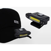 Watton WT-606 COB LED + 4LED 100 Lümen USB Şarjlı Şapka Feneri - 7