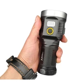 Powerdex PD-12000 Su Geçirmez 40 Watt 4000 Lümen Süper Güçlü LED Profesyonel Şarjlı El Feneri thumbnail 1